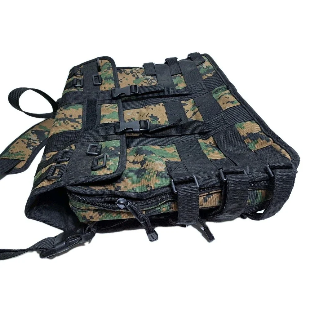 Code Alpha Laptop Tactical Messenger Military Bag Digital Green Camo Molle